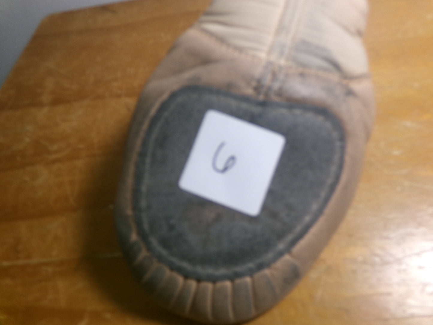 Pre-Owned Ballet Shoes Revolution 150 Pink Adult 6M Leather Split Sole Stretch