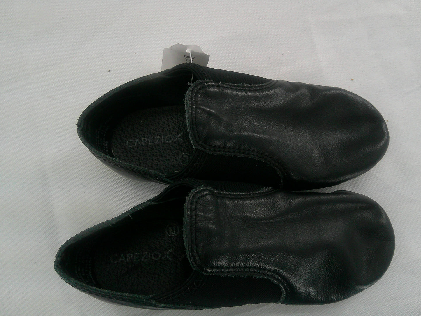 Pre-Owned Jazz Shoes Capezio Kids 11.5M Side Elastic Leather Slip On Split Sole