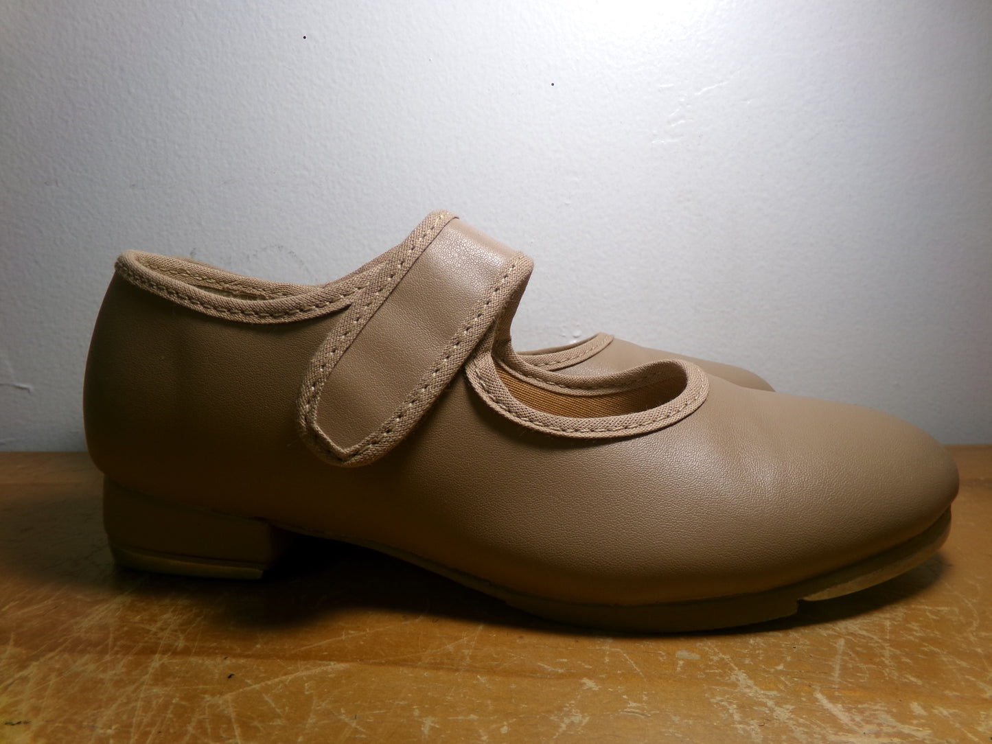 Dance Tan Tap Shoes SoDanca Child 12.5W Mary Jane Leather Loop Strap