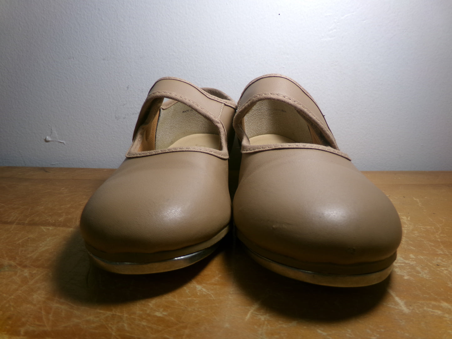 Dance Tan Tap Shoes SoDanca Child 12.5W Mary Jane Leather Loop Strap