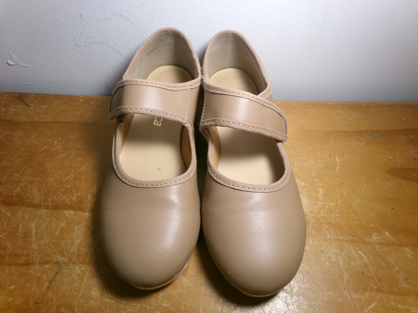 Dance Tan Tap Shoes SoDanca Child 12.5W Mary Jane Leather Loop Strap