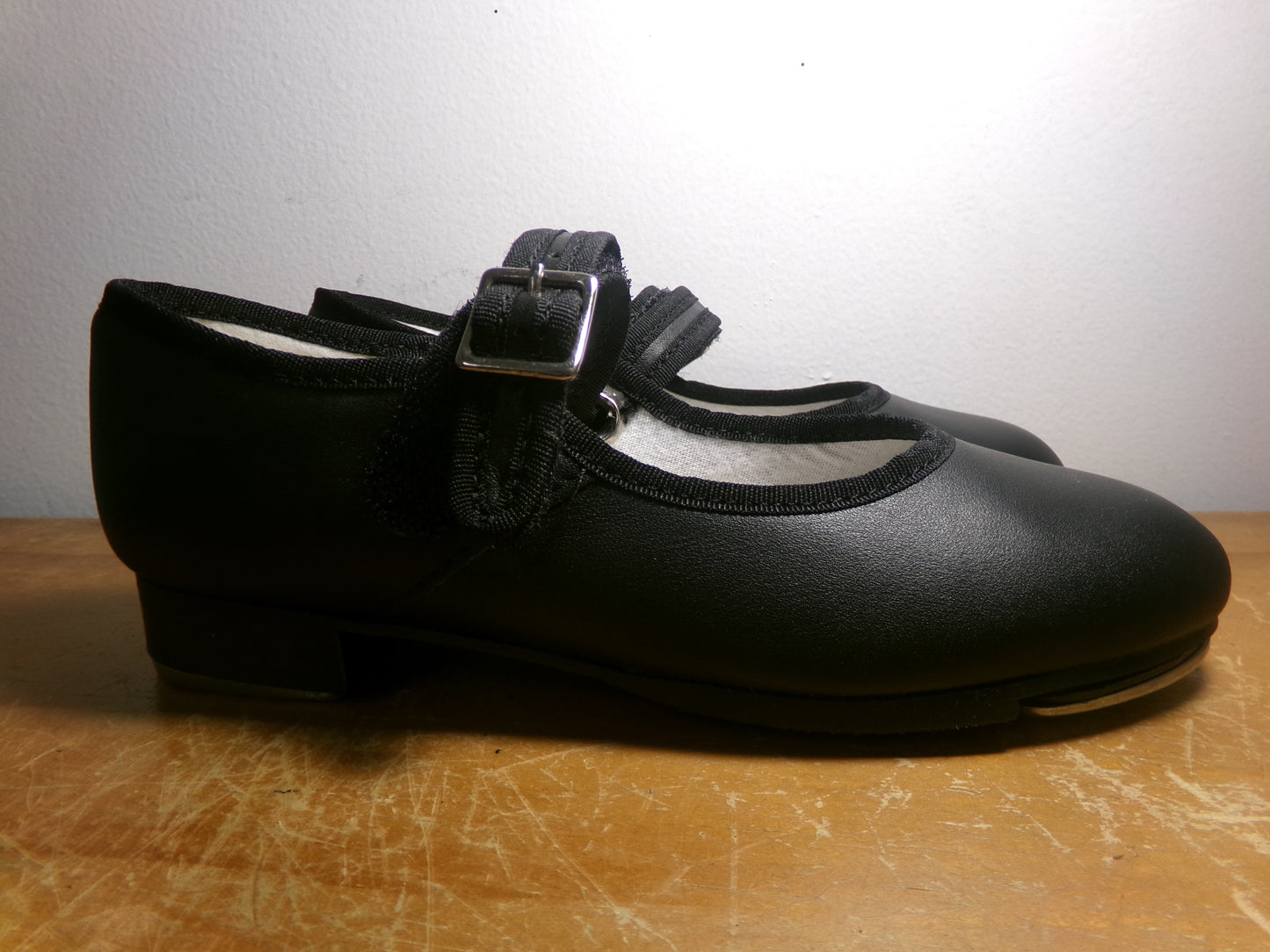 Dance Tap Shoes Capezio Kids 13M Mary Jane Leather Easy Strap Student