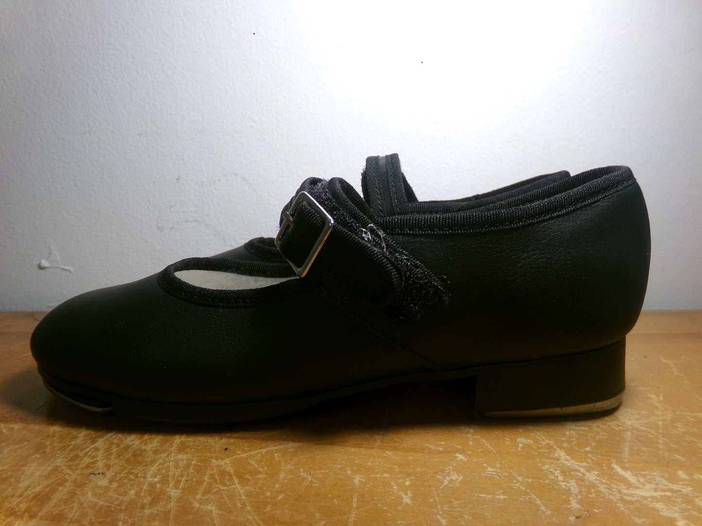 Dance Tap Shoes Capezio Kids 13M Mary Jane Leather Easy Strap Student
