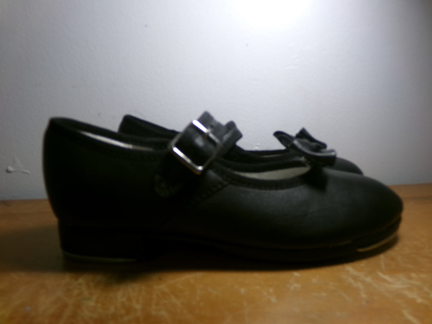 Dance Tap Shoes Capezio Kids 12M Mary Jane Leather Easy Strap Student