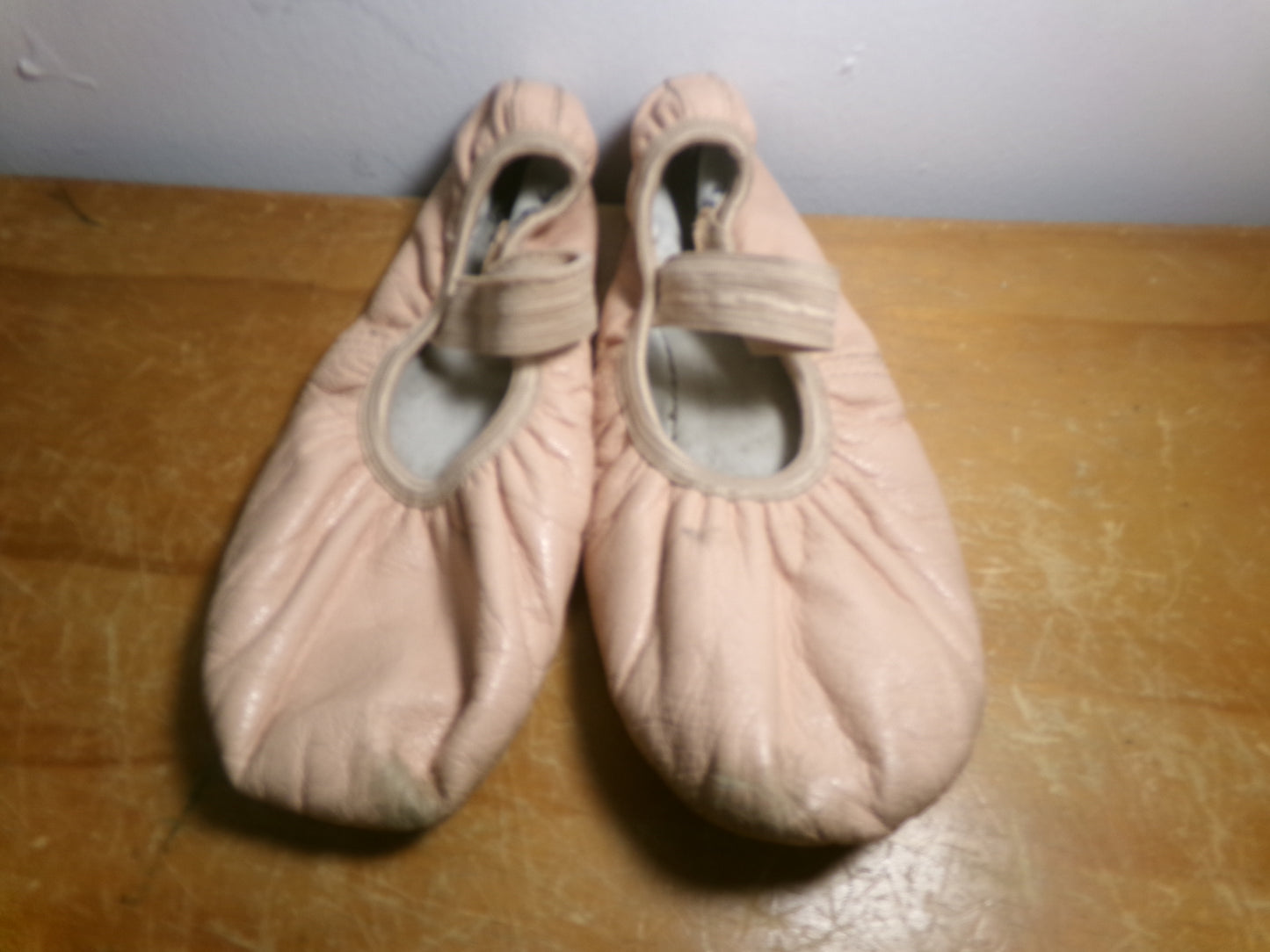 Pre-Owned Ballet Shoes SoDanca Big Kid 3D Pull On Leather Single Strap Full Sole