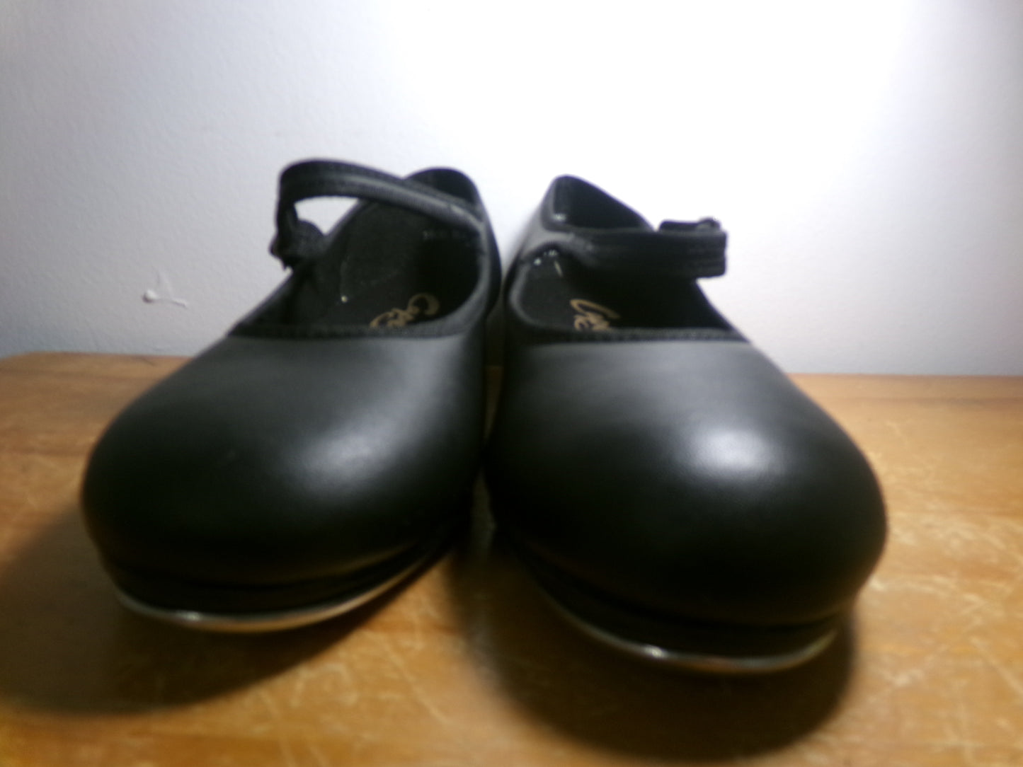 Dance Tap Shoes Capezio Adult 6M Black Mary Jane Leather Buckle Student