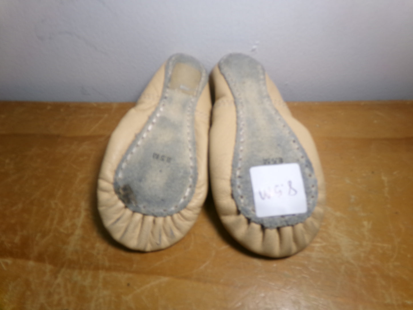 Pre-Owned Ballet Shoes DUX Dance Child 8.5M Pink Full Sole