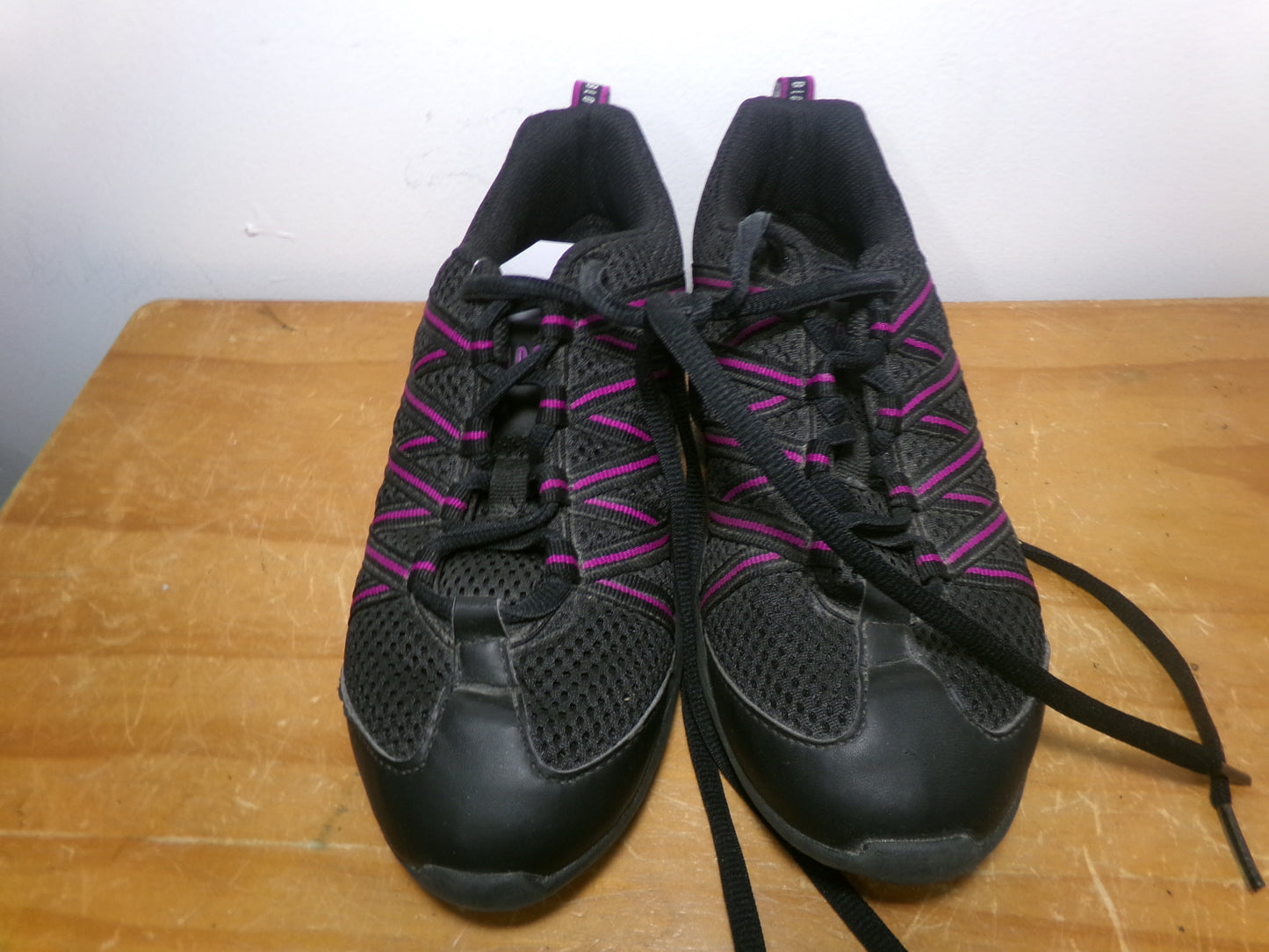 Pre-Owned Hip Hop Zumba Sneakers Bloch 8M Adult Purple Black Jazz
