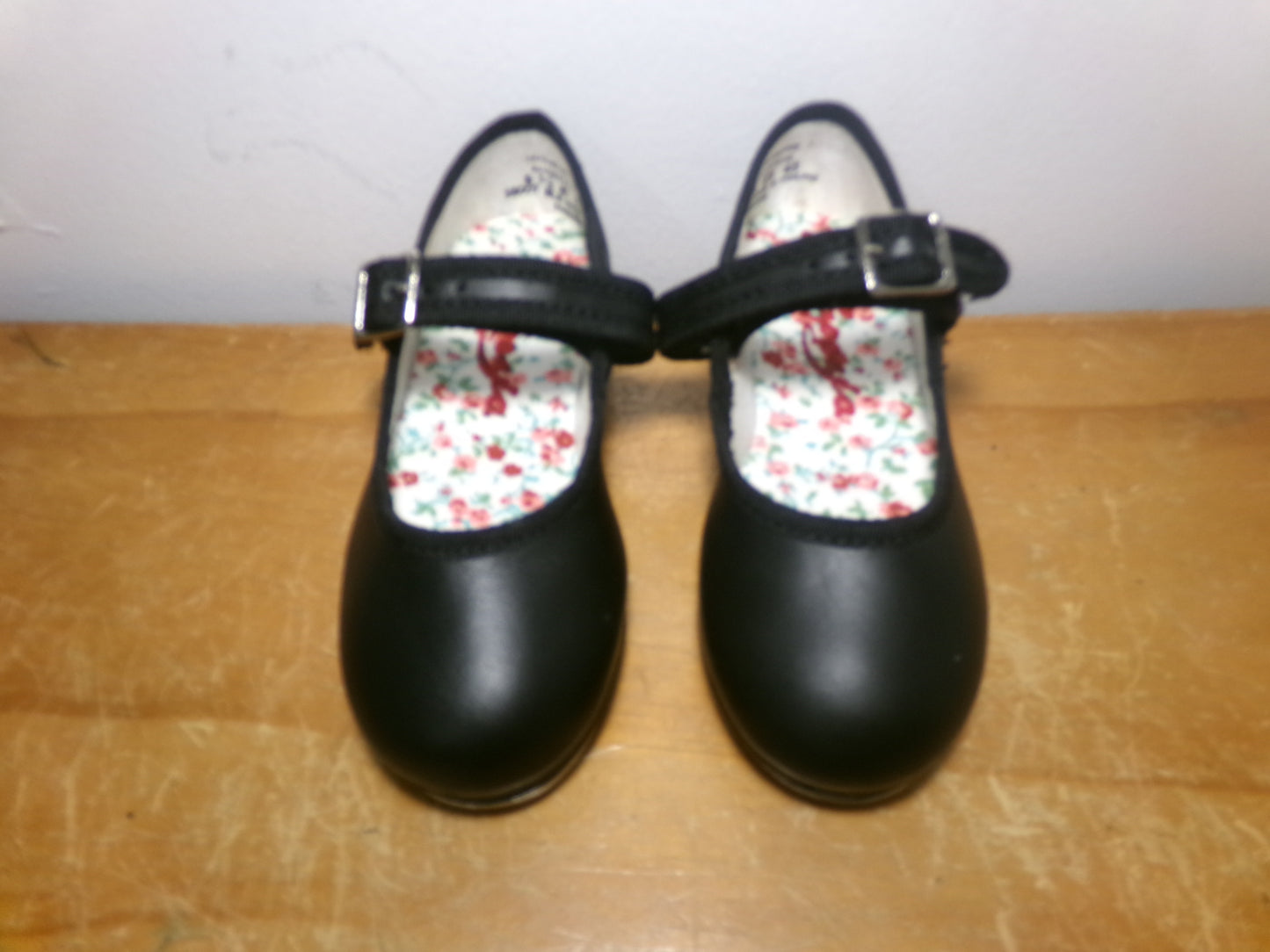 Dance Tap Shoes Capezio Child 8M Mary Jane Leather Buckle Student