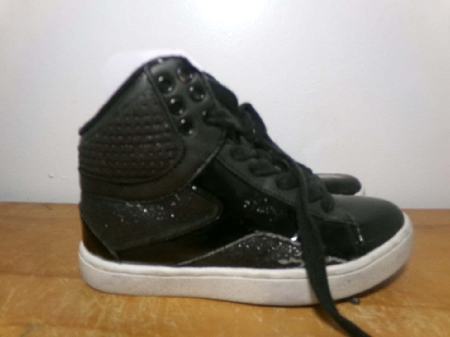 Pre-Owned Hip Hop Shoes Pastry Kids 12 High Top Sneakers Glitter
