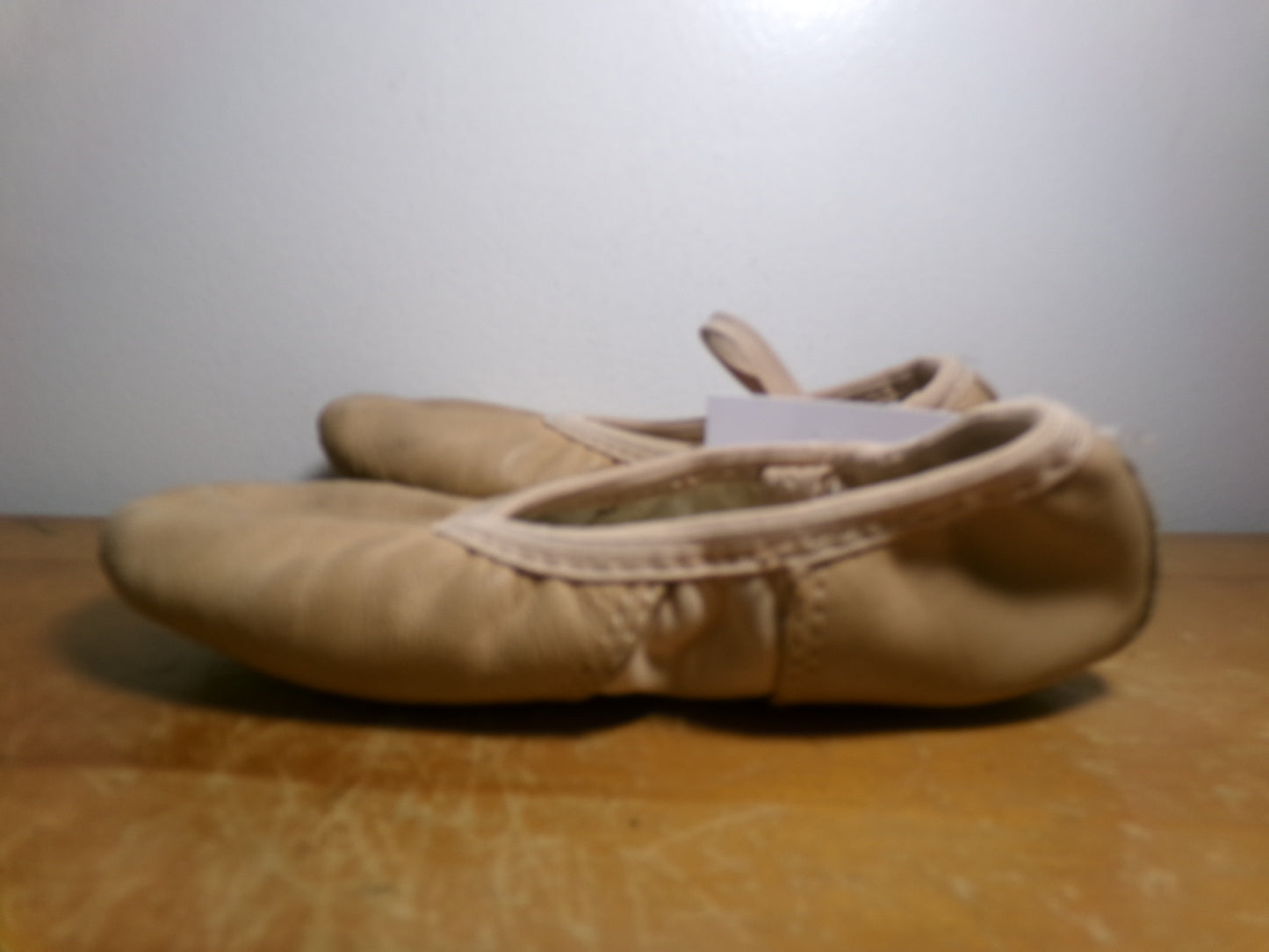Dance Ballet Shoes Revolution Child 2M Leather Split Sole Stretch