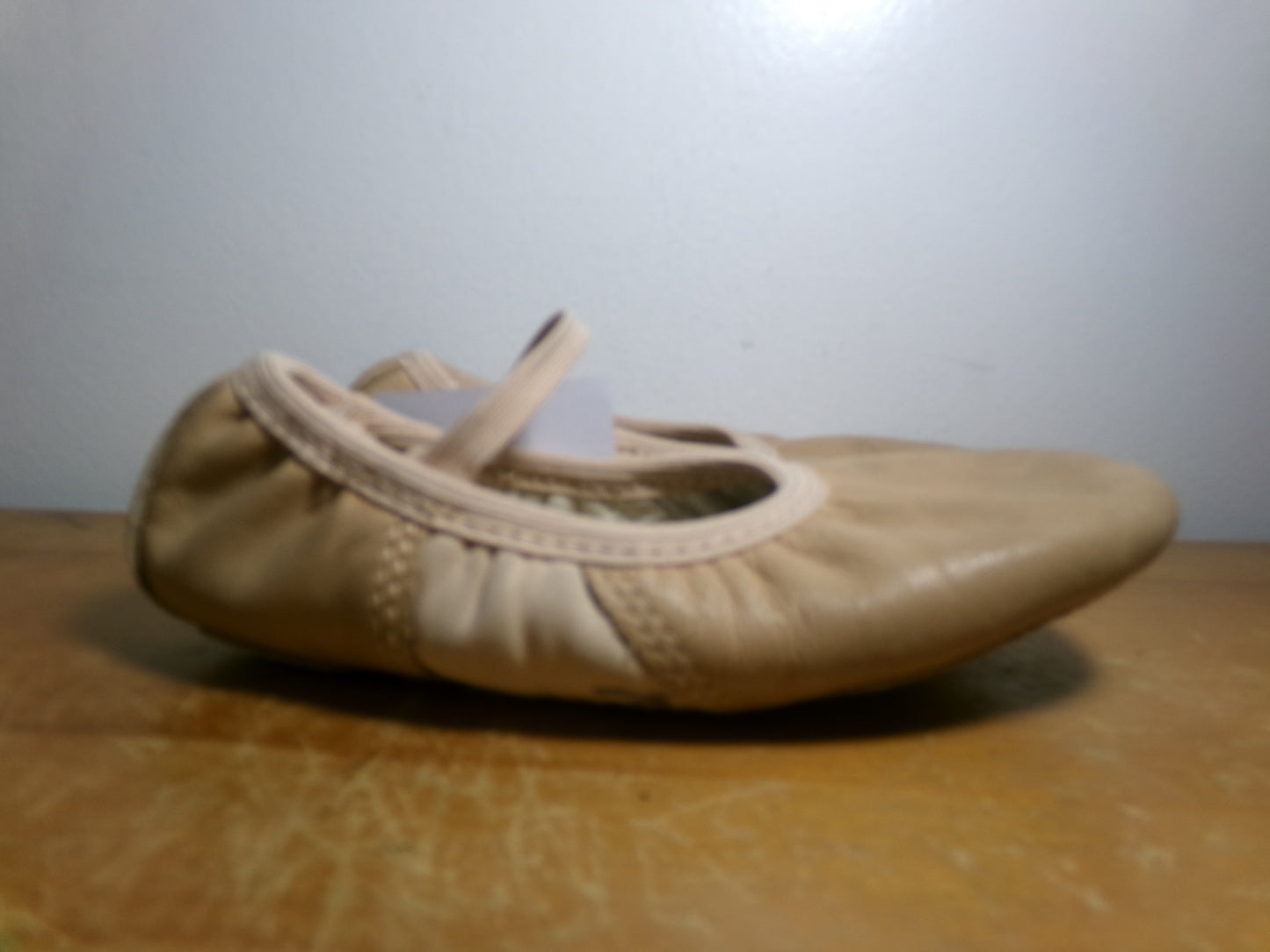 Dance Ballet Shoes Revolution Child 2M Leather Split Sole Stretch