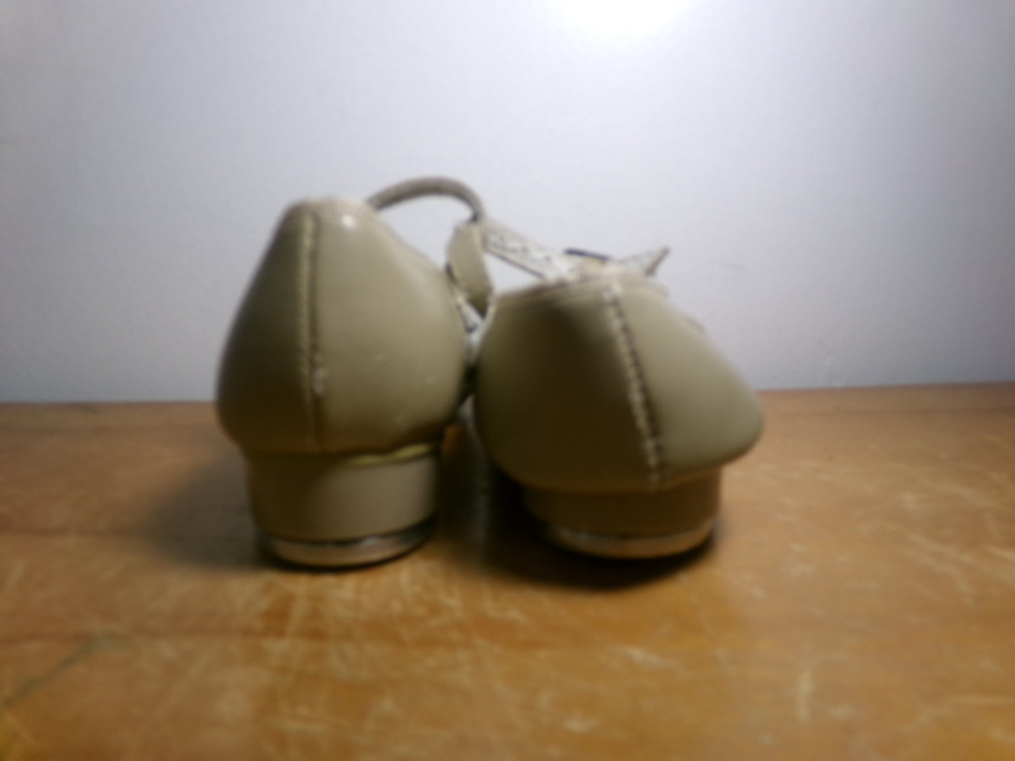Dance Tap Shoes Revolution Style 826 10.5 Child Mary Jane Buckle Tan