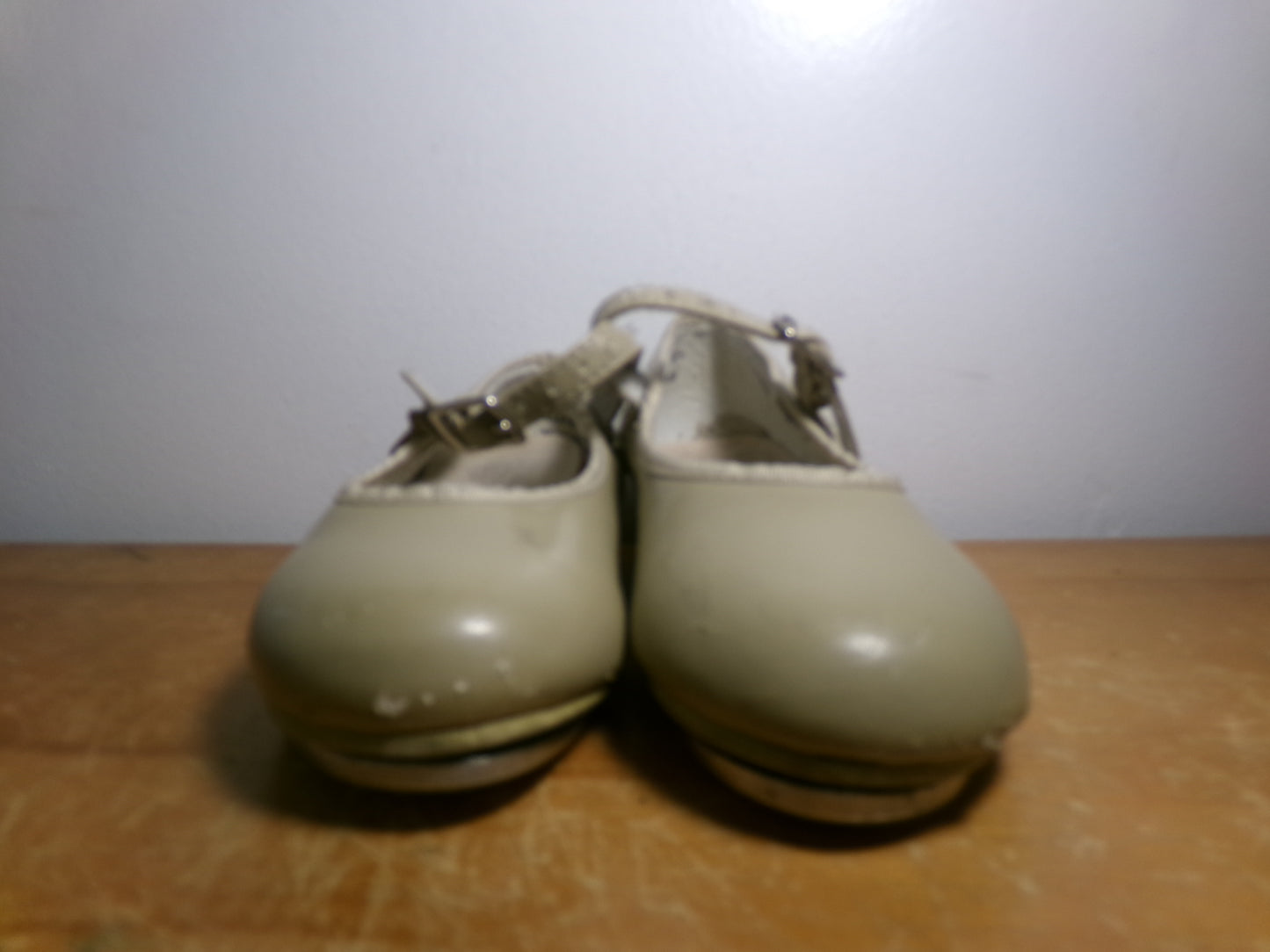Dance Tap Shoes Revolution Style 826 10.5 Child Mary Jane Buckle Tan
