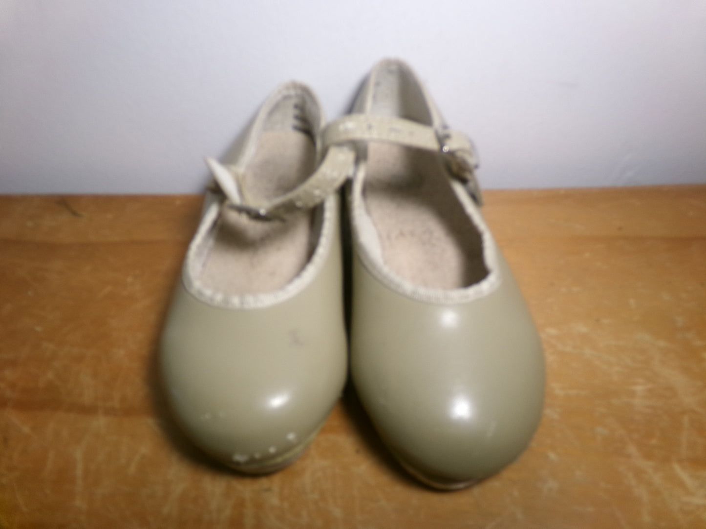 Dance Tap Shoes Revolution Style 826 10.5 Child Mary Jane Buckle Tan