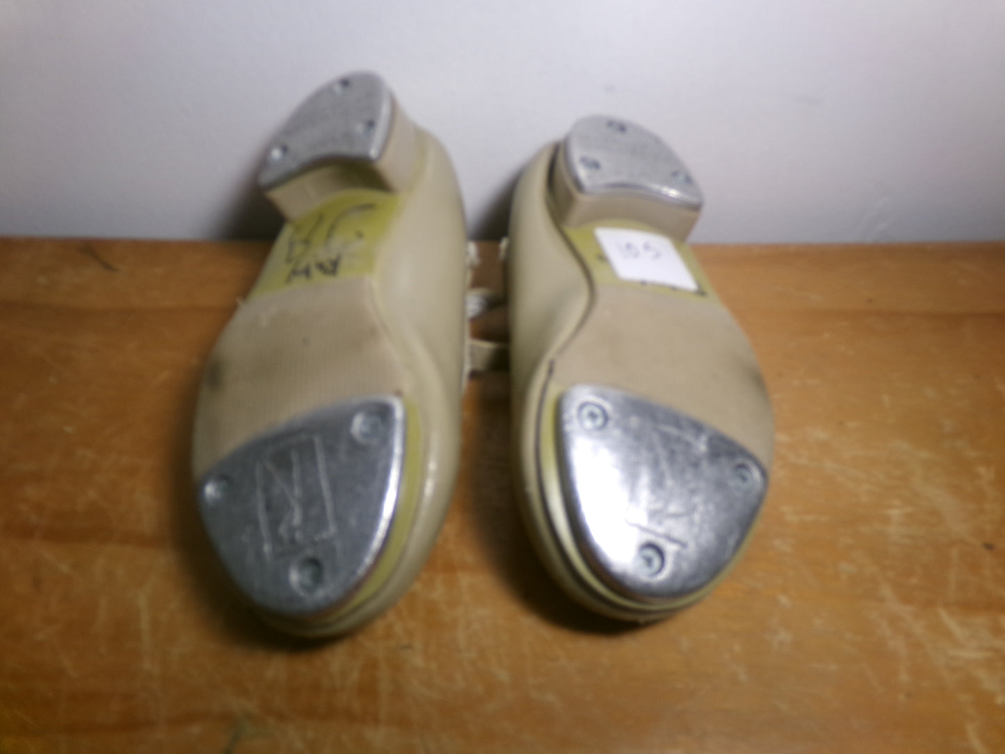 Dance Tap Shoes Revolution Style 826 10.5 Child Mary Jane Buckle Tan