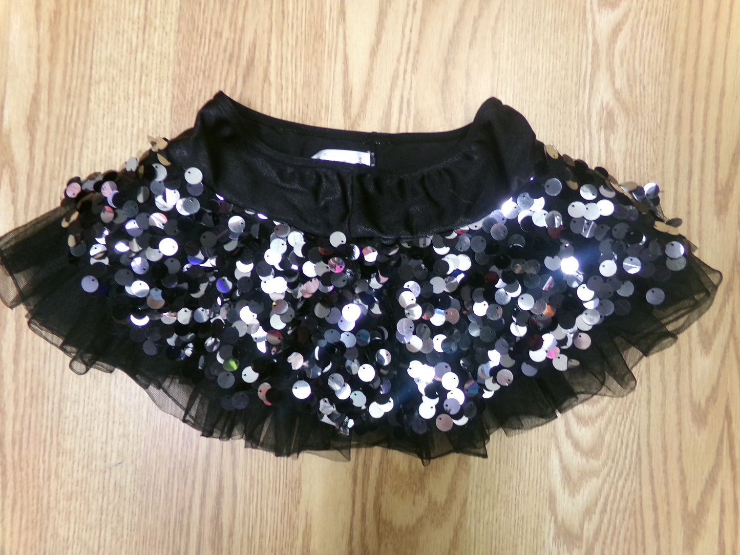 Dance Skirt Weissman Black/Silver Medium Child Skirt Ballet Tap Jazz