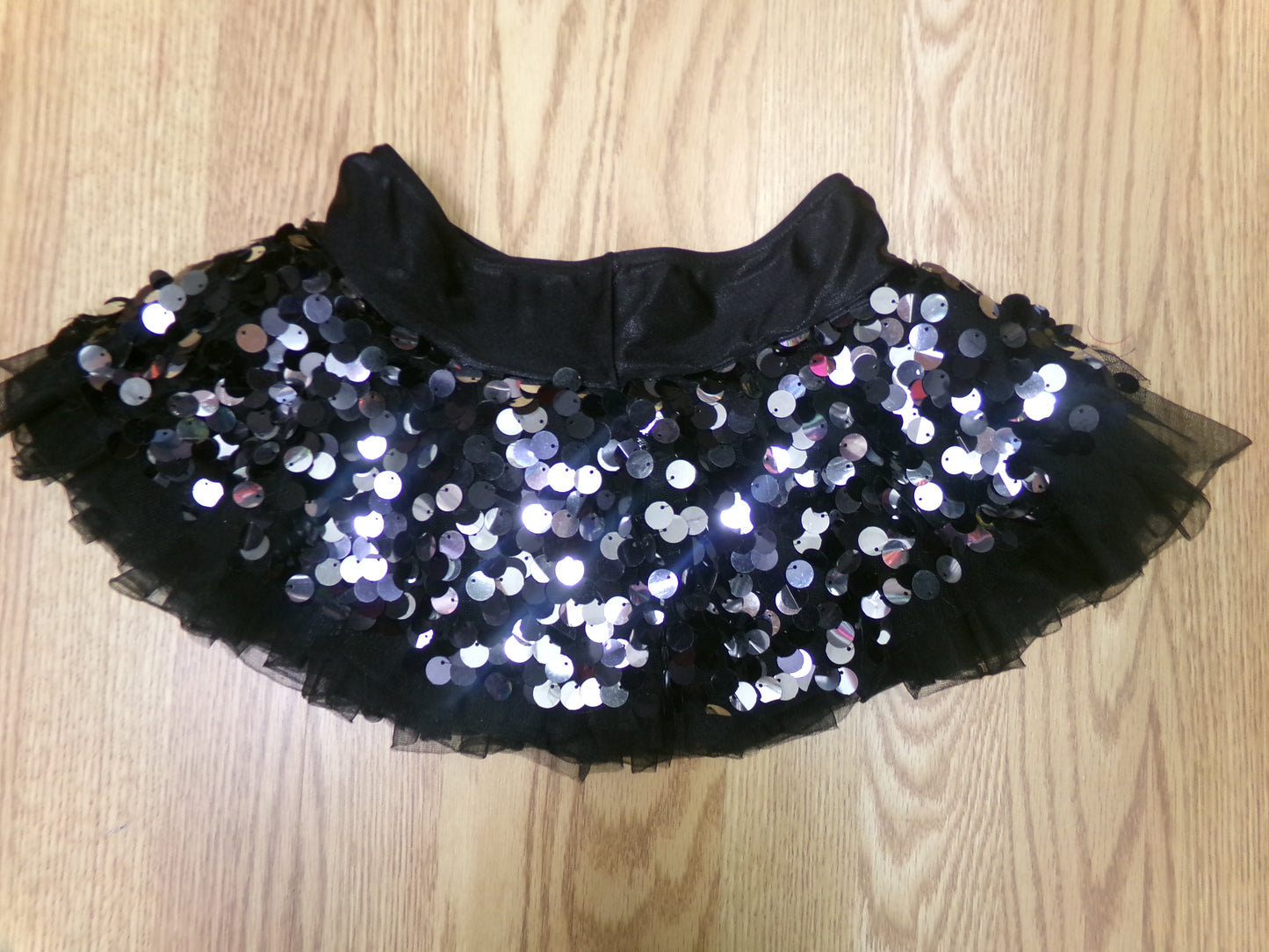 Dance Skirt Weissman Black/Silver Medium Child Skirt Ballet Tap Jazz