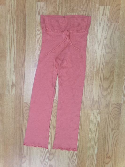 Pre-Owned Knit Pants Black Salmon Int Child Danskin Roll Down Waist Ballet Pointe Modern (Copy)