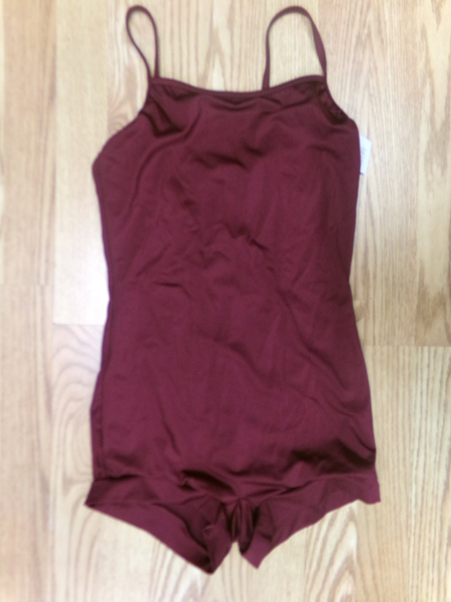 Dance Unitard  Weissman 13164 Burgundy Medium Adult Ballet Tap Jazz