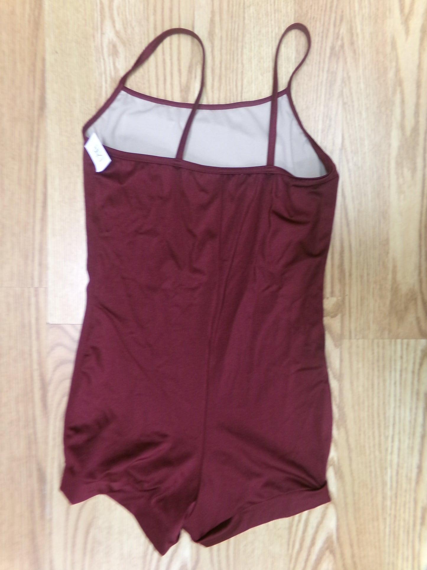 Dance Unitard  Weissman 13164 Burgundy Large Adult Ballet Tap Jazz