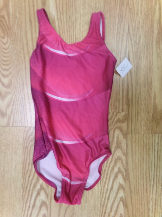 Pre-Owned Gymnastics Leotard So Danca X-Small Child Pink Acro Tumbling