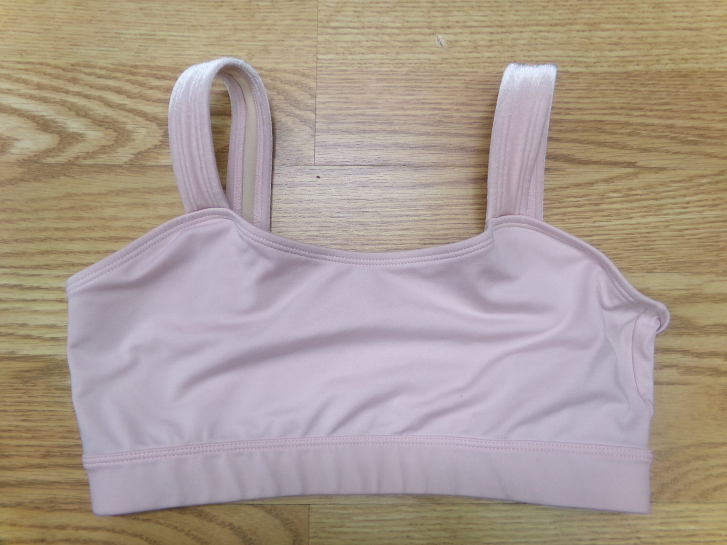 Pre-Owned Tank Crop Top Capezio Pink Large Child Jazz Latin Clogging