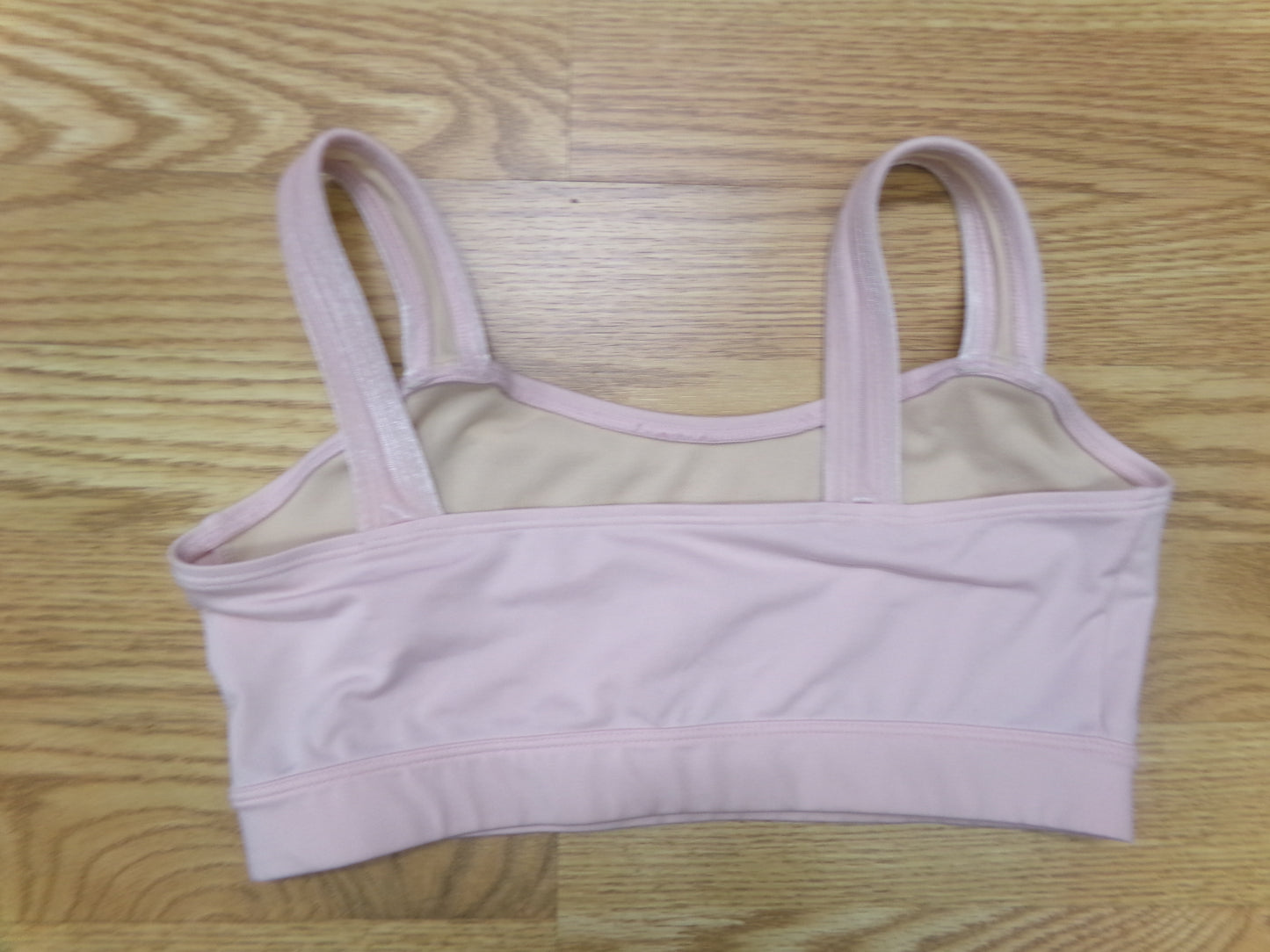 Pre-Owned Tank Crop Top Capezio Pink Large Child Jazz Latin Clogging