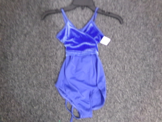 Pre-Owned Leotard Balera Petite Adult (XS)Royal Blue Modern Contemporary