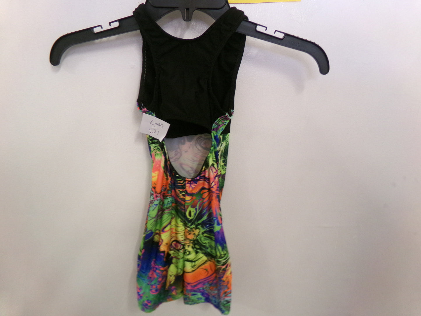 Pre-Owned Gymnastics Biketard Motionwear Intermediate Child Multicolor Acro Tumbling