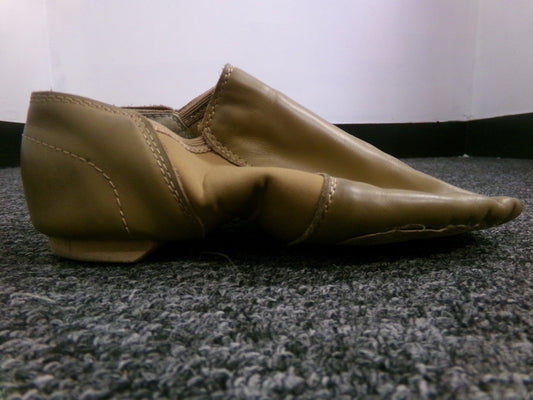 Pre-Owned Jazz Shoes Generic Youth 2M Slip On Leather Slip On Split Sole