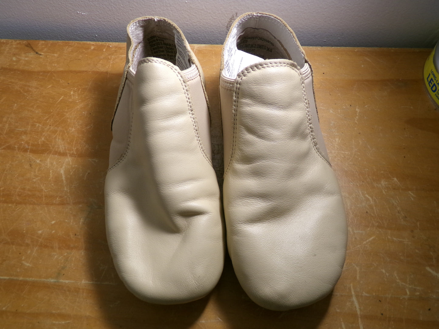 Pre-Owned Jazz Shoes Revolution Tan 5M Adult Canvas Split Sole