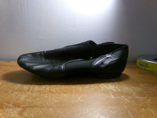 Pre-Owned Jazz Shoes Capezio 7.5W Adult Black Leather Slip On