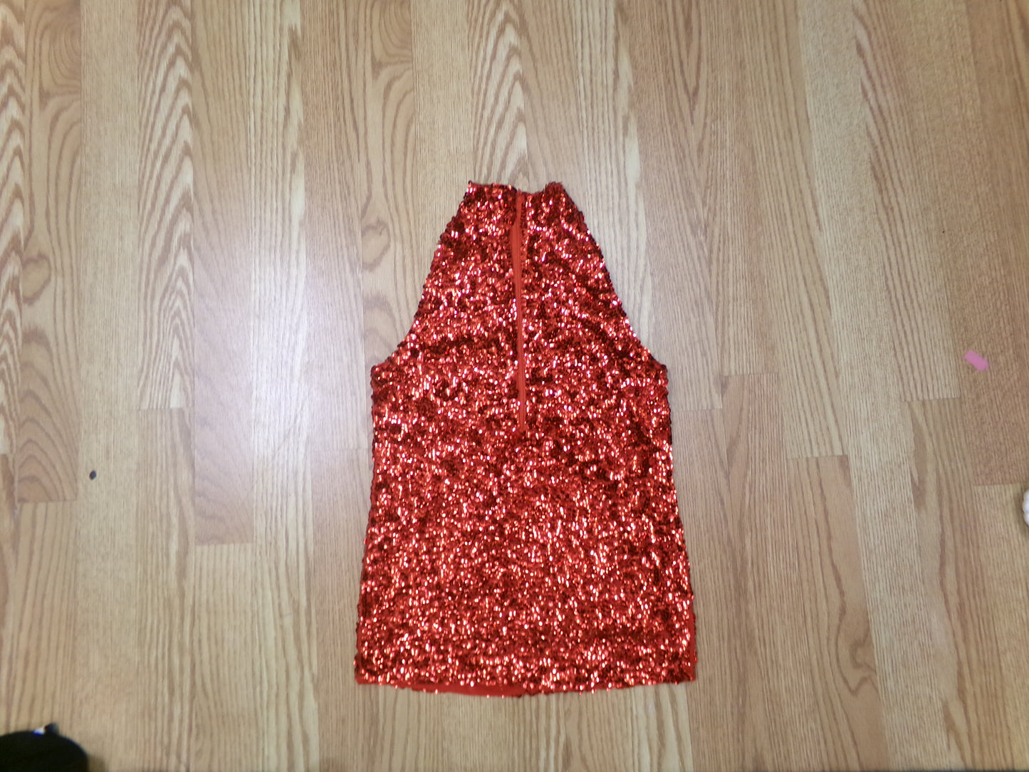 Pre-Owned Sequin Top Alexandra  AC4054 Medium Child Red Jazz Team