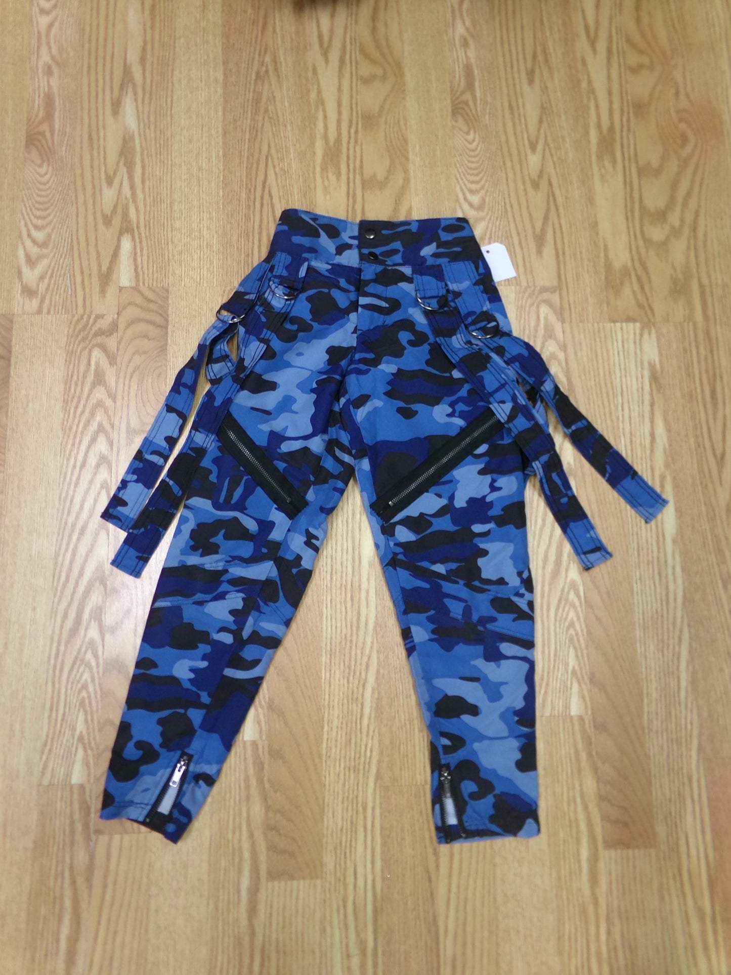 Pre-Owned Costume Pants Balera AH11515 Intermediate Child Blue Hip Hop Jazz