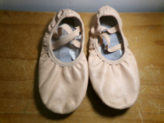 Pre-Owned Ballet Shoes Stelle Big Kids 3M Leather Single Strap Full Sole