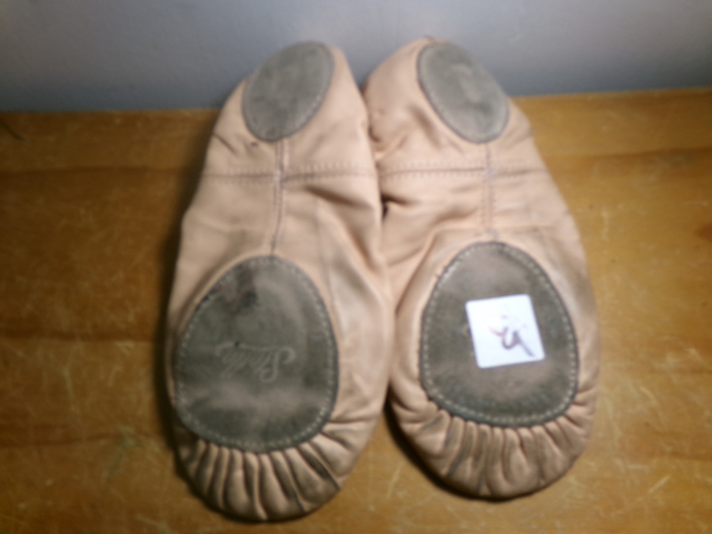 Pre-Owned Ballet Shoes Stelle Big Kids 3M Leather Single Strap Full Sole