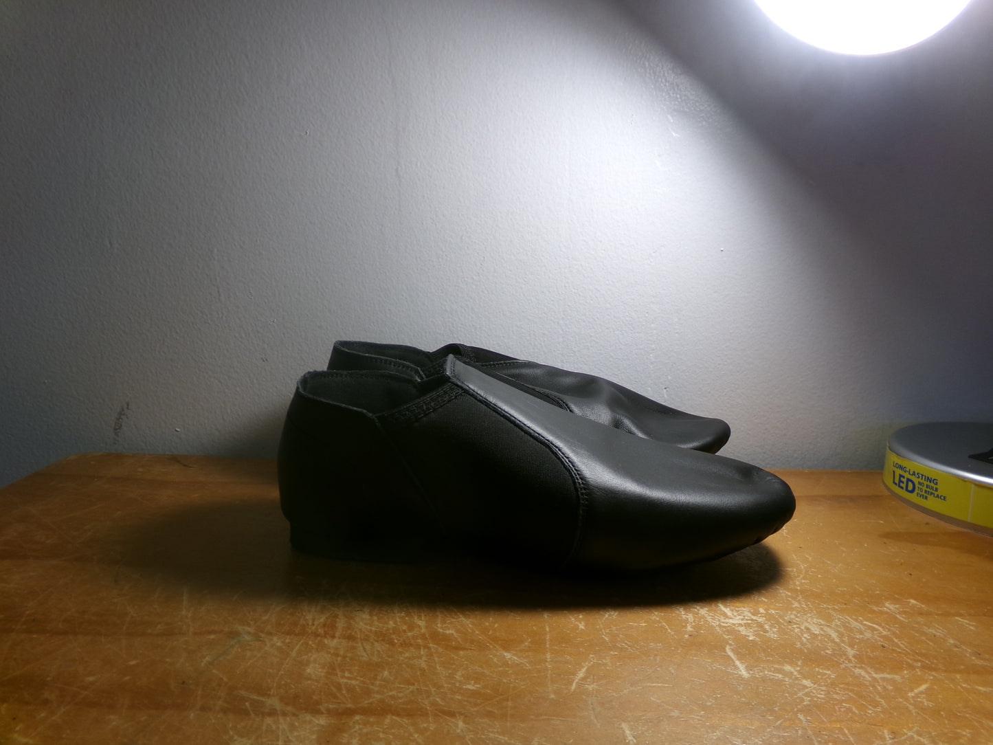 Pre-Owned Jazz Shoes Stelle Big Kid 2M Leather Slip On