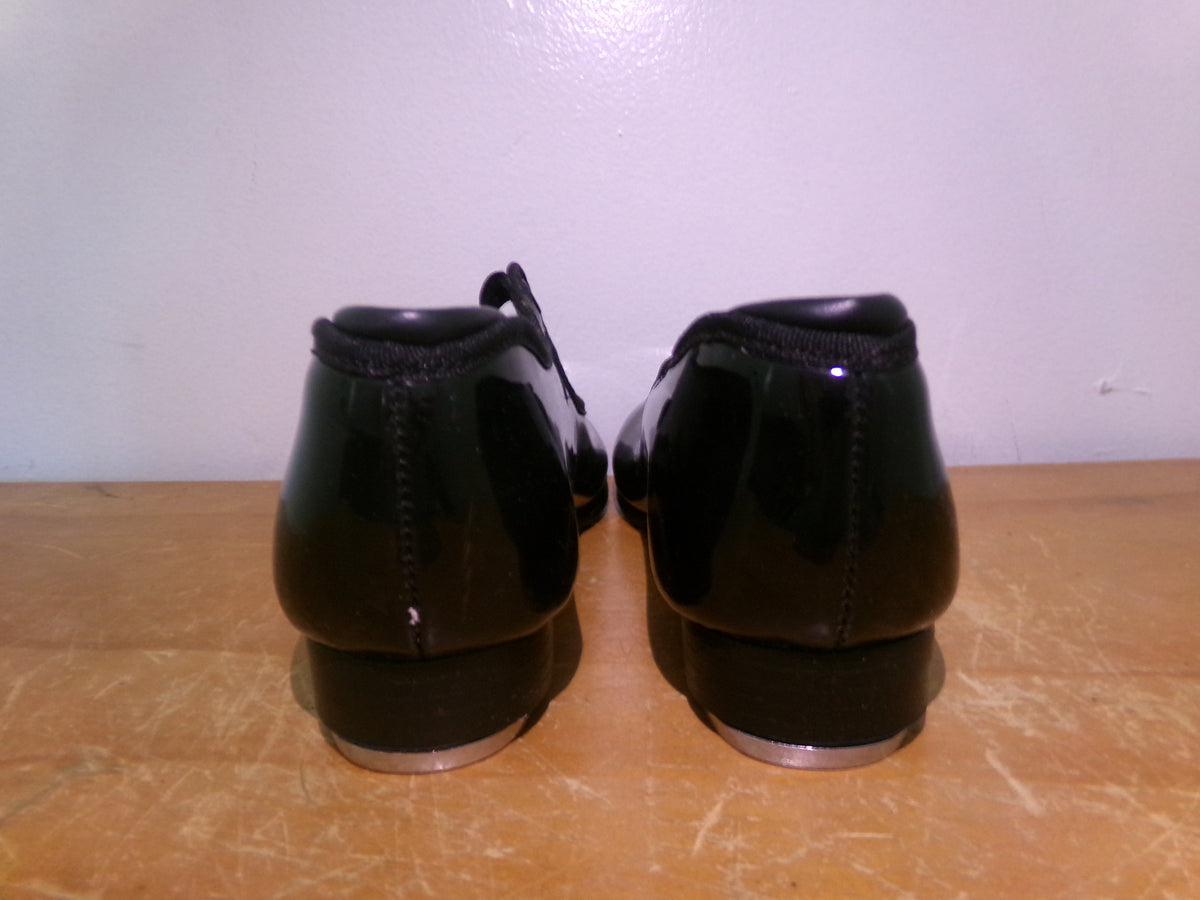 Pre-Owned Tap Shoes Capezio Big Kids Black 12M Tyette Slip On Student