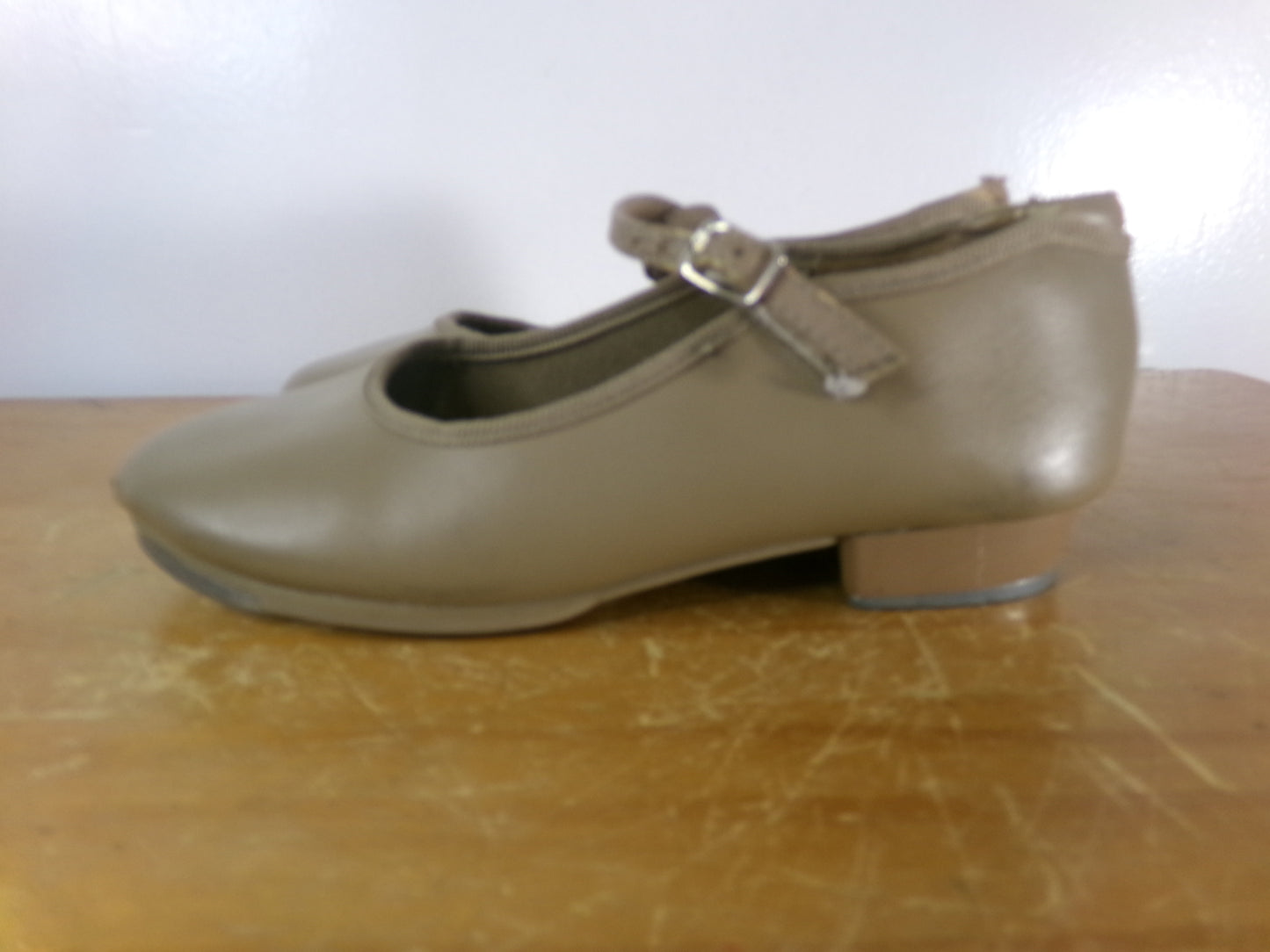 Pre-Owned Tap Shoes Revolution Style 826 3M Child Mary Jane Buckle Tan