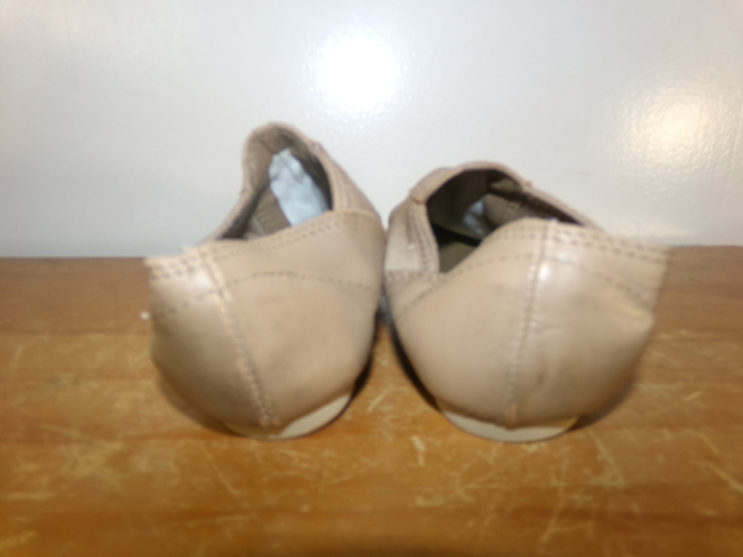 Pre-Owned Jazz Shoes Capezio 3M Side Elastic Leather Slip On Split Sole