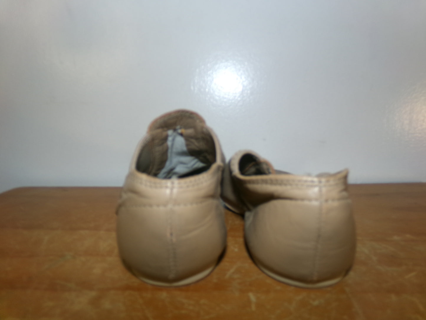 Pre-Owned Jazz Shoes Capezio Adult 7M Side Elastic Leather Slip On Split Sole