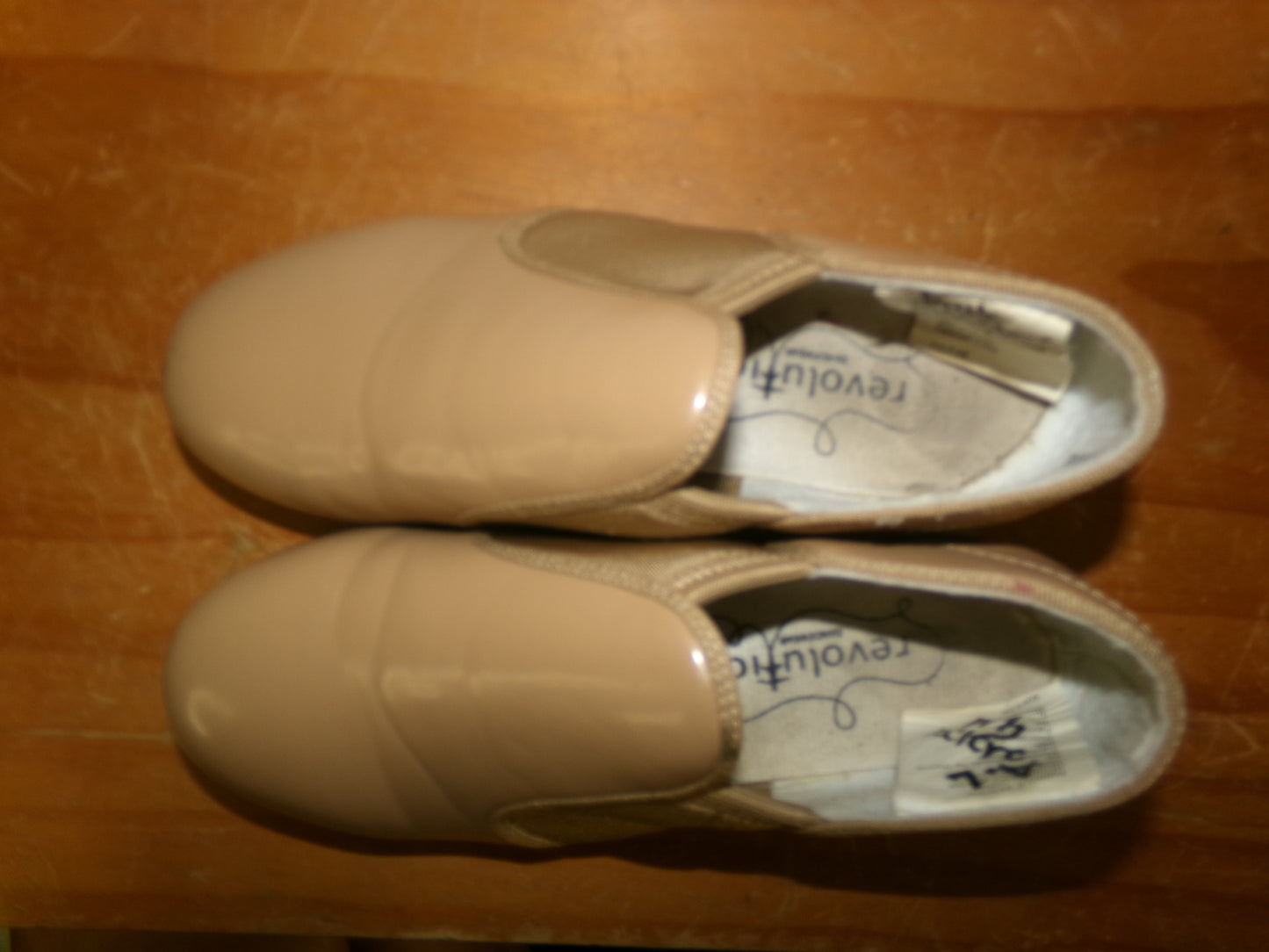 Pre-Owned Tap Shoes Revolution Little 5M Slip On Oxford Man Made  Full Sole Student