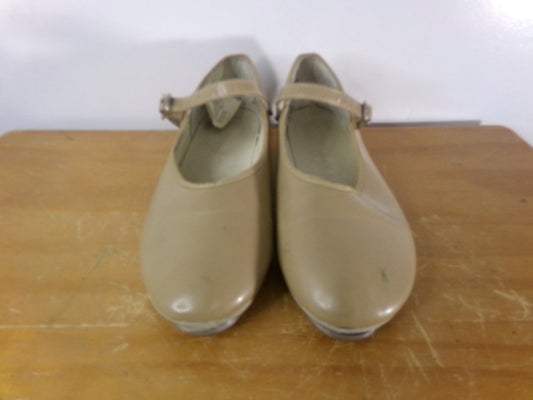 Pre-Owned Tap Shoes Revolution Style 826 5M Mary Jane Buckle Tan