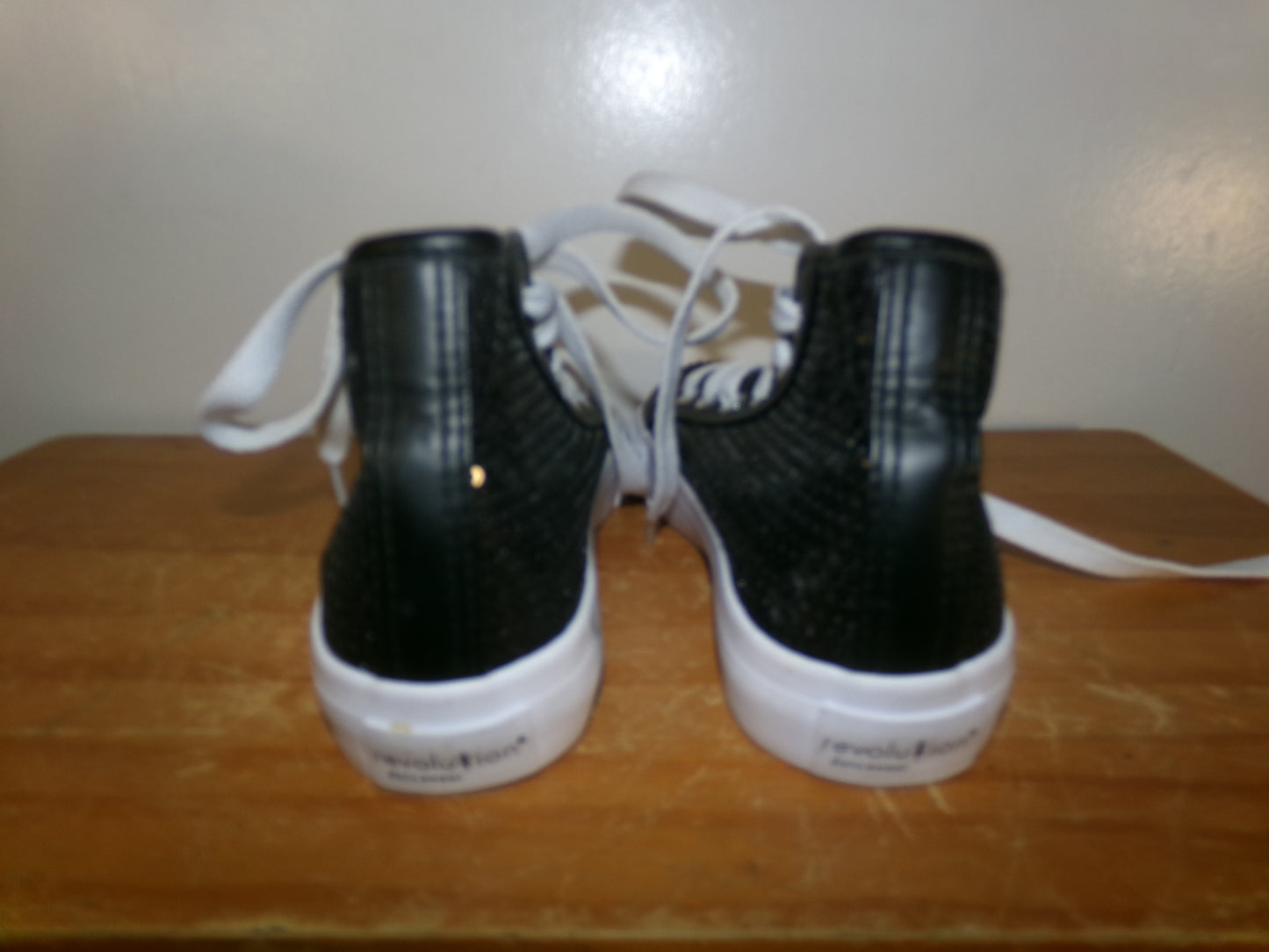 Pre-Owned Hip Hop Shoes Revolution  5M Sequin High Top