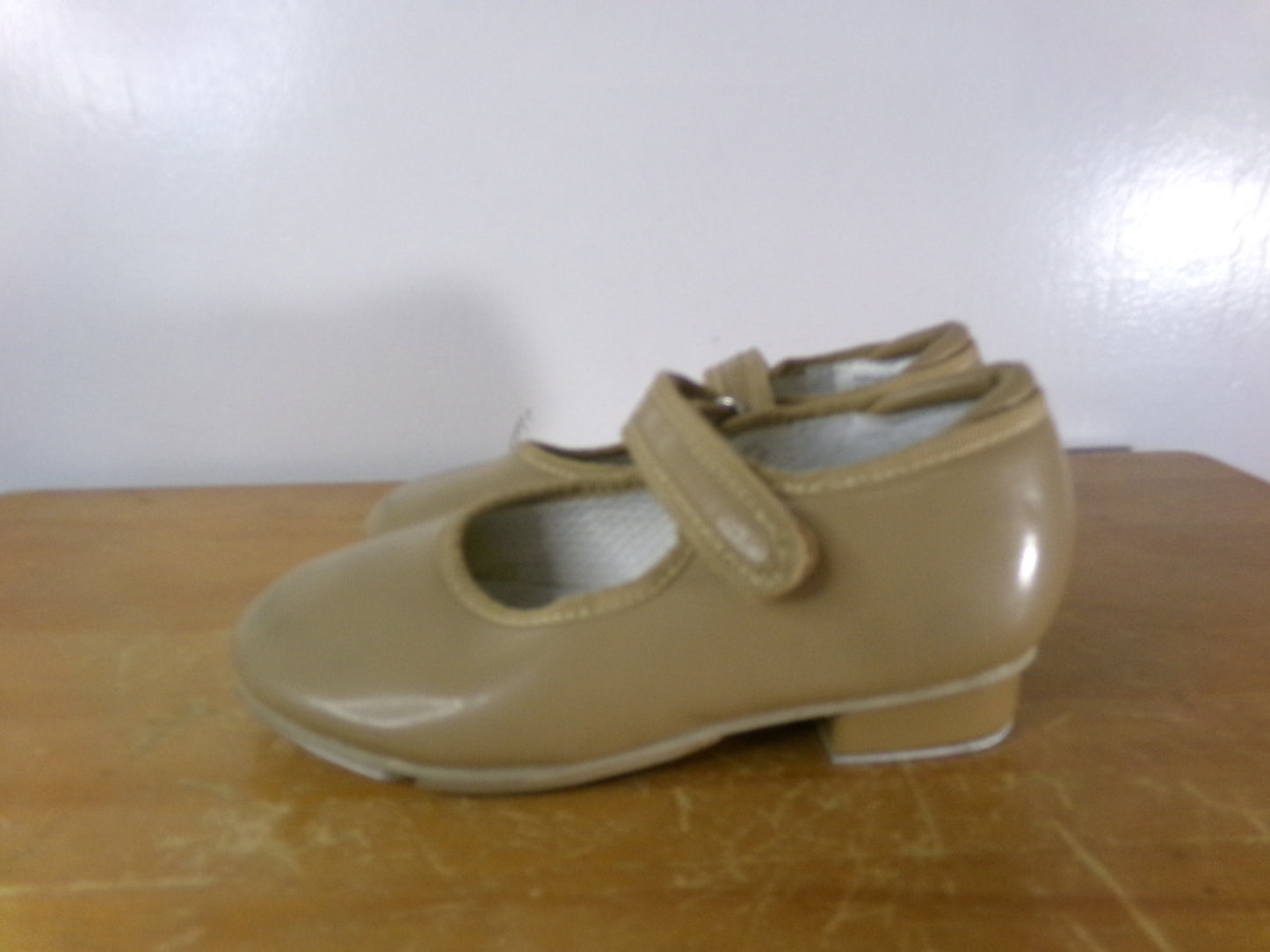 Pre-Owned Tap Shoes Revolution Style RD60014 13M Child Mary Jane Buckle Tan