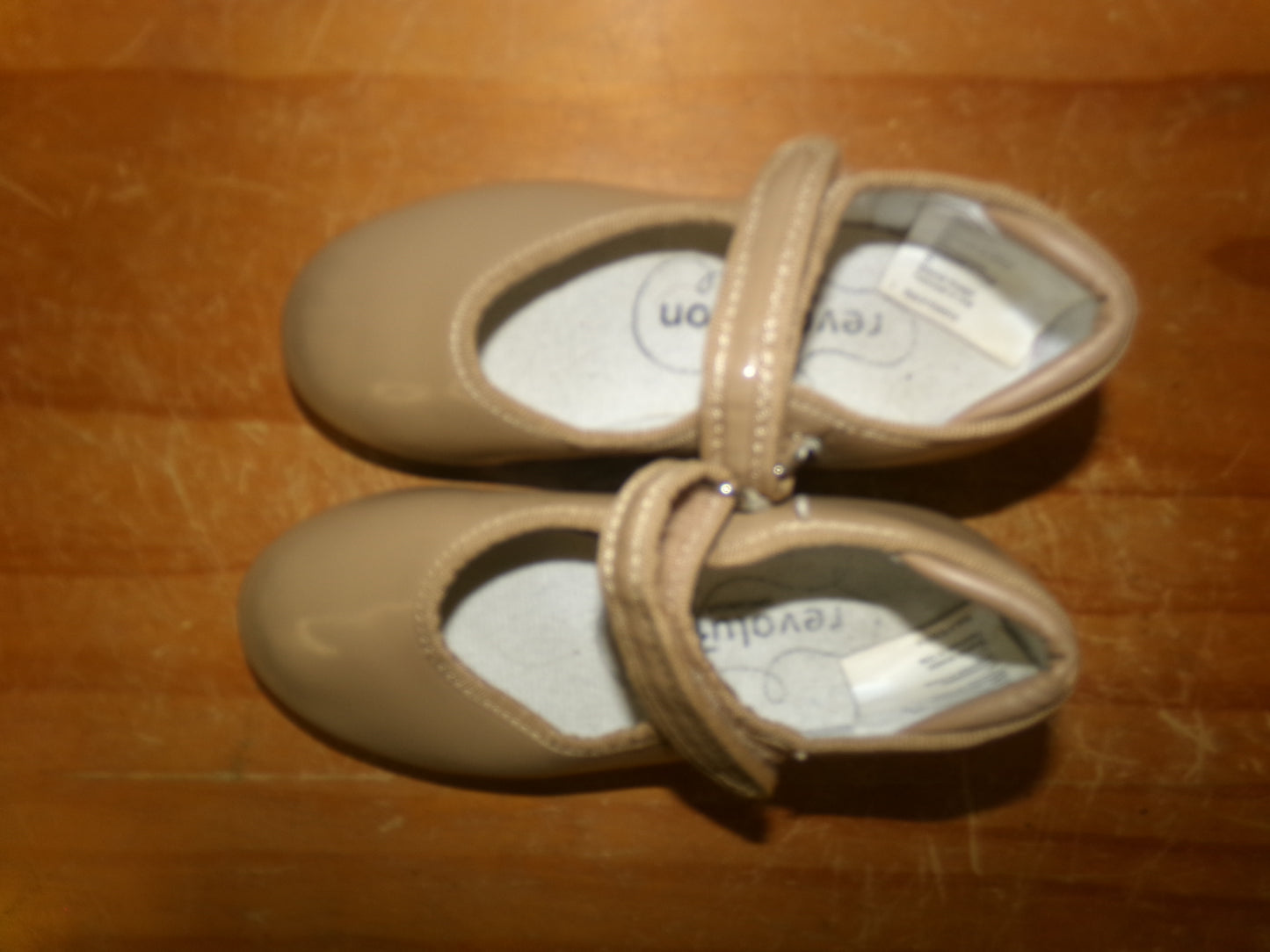 Pre-Owned Tap Shoes Revolution Style RD60014 13M Child Mary Jane Buckle Tan