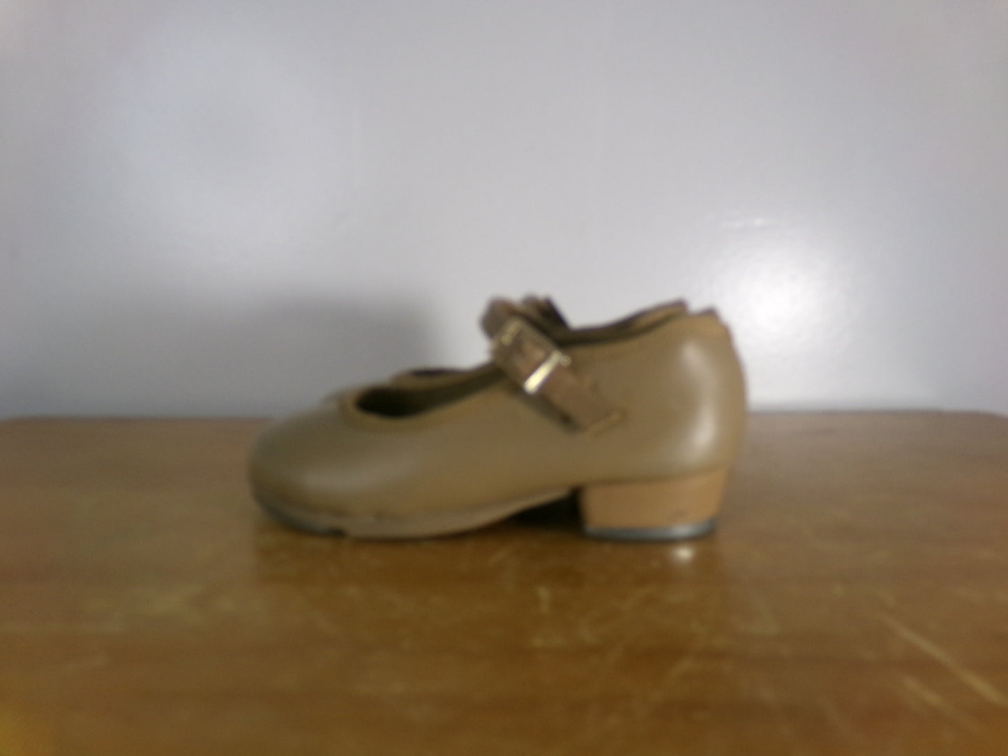 Pre-Owned Tap Shoes Dancing Fair Toddler 6.5M Mary Jane Leather Buckle