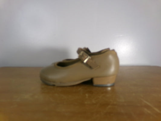 Pre-Owned Tap Shoes Dancing Fair Toddler 6.5M Mary Jane Leather Buckle