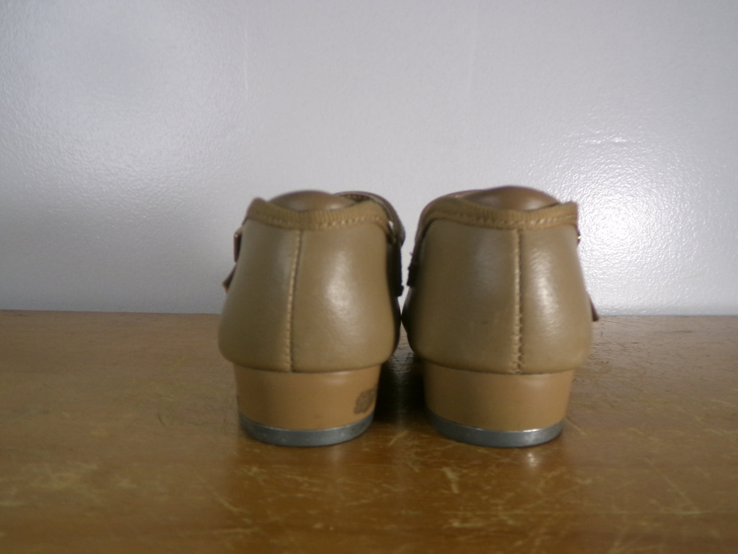 Pre-Owned Tap Shoes Dancing Fair Toddler 6.5M Mary Jane Leather Buckle